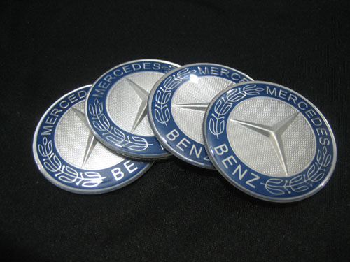 Mercedes wheel emblem sticker #4