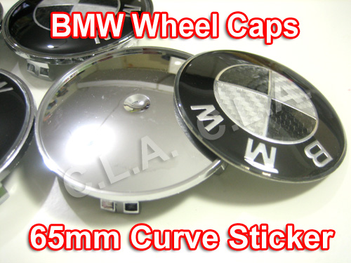 X AUTOHAUX 65mm Carbon Fiber Wheel Center Hub Cap Stickers Clear Resin 4pcs