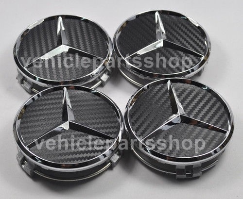 4pcs for Mercedes Benz Wheel Center Caps Parts,75mm Rim Center Hub Caps for Mercedes Benz 