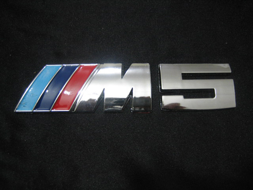 BMW M5 Logo Pin BAdge silber